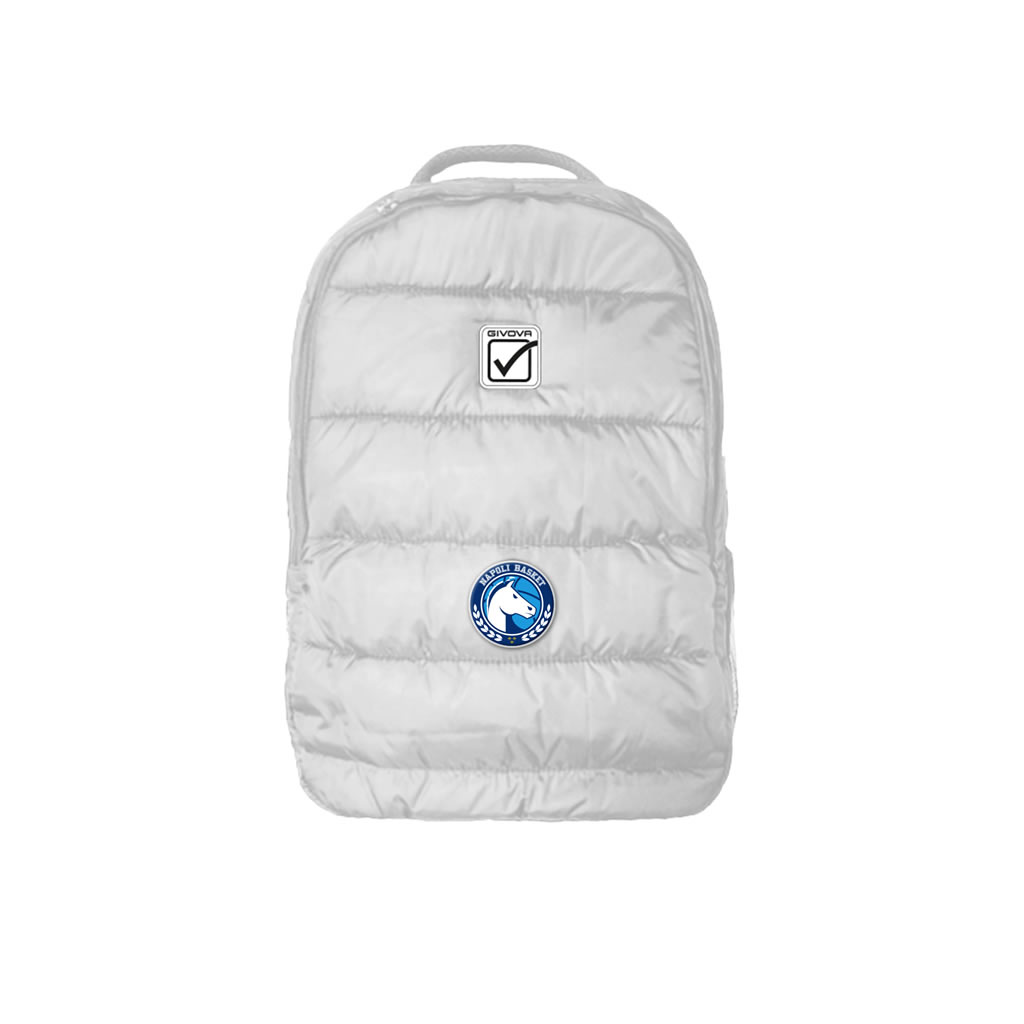 Zaino Imbottito GIVOVA Olanda - Nero/Arancio, Poliestere, Tasche Multiple, Design Sportivo