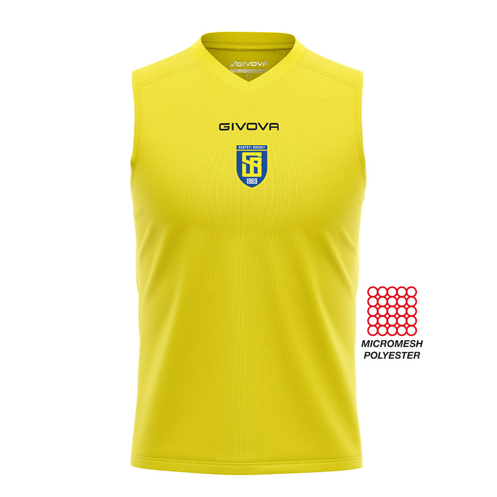 Shirt Smanicato – SCAFATI BASKET – Givova Merchandising